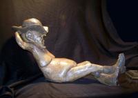 Character Collection - Reclining Cowboy I - Plaster